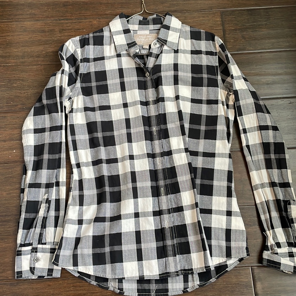 Flannel Pattern Button Up